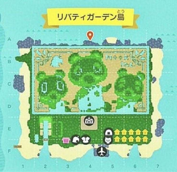 the legend of zelda's island map is shown in this screenshote