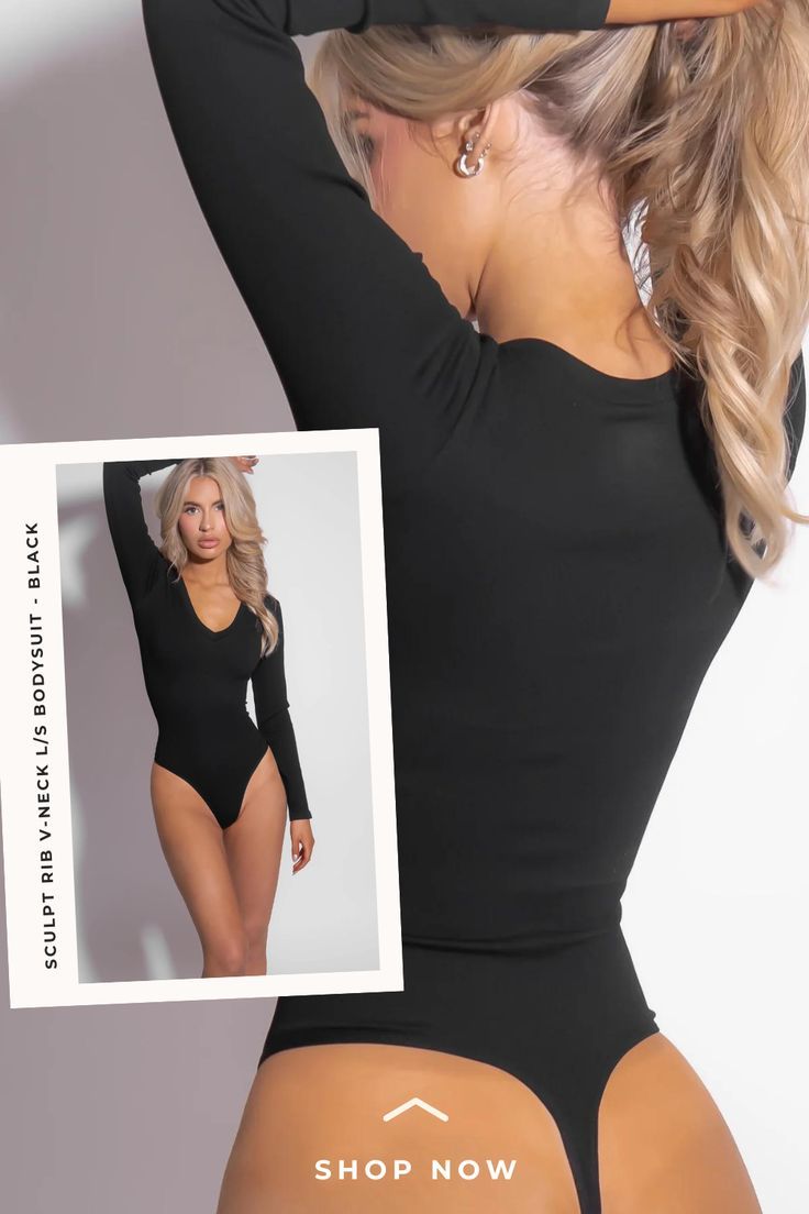 Okay sleek & sexy bodysuit you'll never wanna take off. Don't gate keep this because it's a good one. Sculpt fabric Sleek + Body shaping Optimal stretch & comfort Thong snap closure Long sleeve #Bodysuits #LongSleeves #WomensClothing Leotard Bodysuit, Leggings Activewear, Joah Brown, Yoga Clothing, Spiritual Gangster, Snap Closure, Sleek, Yoga, Leggings