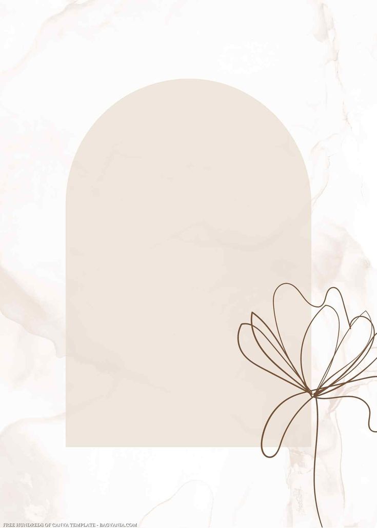 a white background with a flower on it