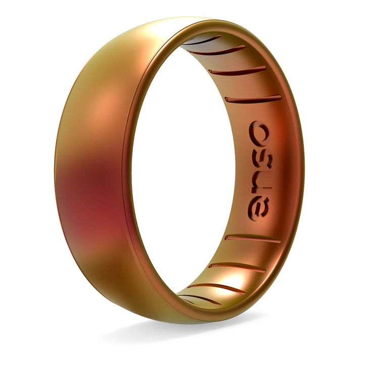 a gold ring with an inscription on it