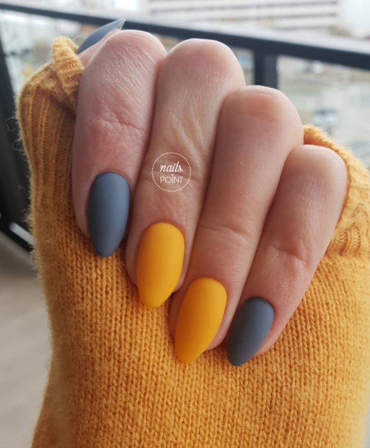 Mustard And Grey Nails, Mustard Nails Gel, Grey And Orange Nails, Mustard Yellow Nails, Mustard Nails, Burgundy Shades, Nails Board, Plum Nails, Fall Nail Polish