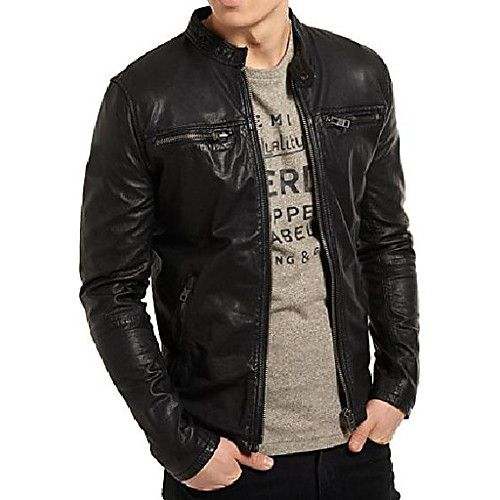 Día listado:10/11/2021; Pecho:null; Largo:null Casual Faux Leather Biker Jacket, Casual Leather Biker Jacket For Outdoor, Fitted Casual Biker Jacket For Outdoor, Fitted Biker Jacket For Spring Outdoor, Casual Biker Jacket With Zipper Closure, Casual Black Biker Jacket For Outdoor, Casual Leather Jacket For Outdoor, Casual Faux Leather Biker Jacket With Zipper, Fitted Moto Leather Jacket For Outdoor