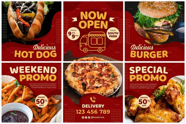 #Food_Ideas_For_Business #Burger_Feed_Instagram #Fast_Food_Instagram_Feed #Food_Content_Instagram Fast Food Design Poster, Fast Food Instagram Feed, Burger Feed Instagram, Food Feed Instagram Design, Food Content Instagram, Food Instagram Feed, Instagram Feed Template, Food Promotion, Instagram Feed Layout