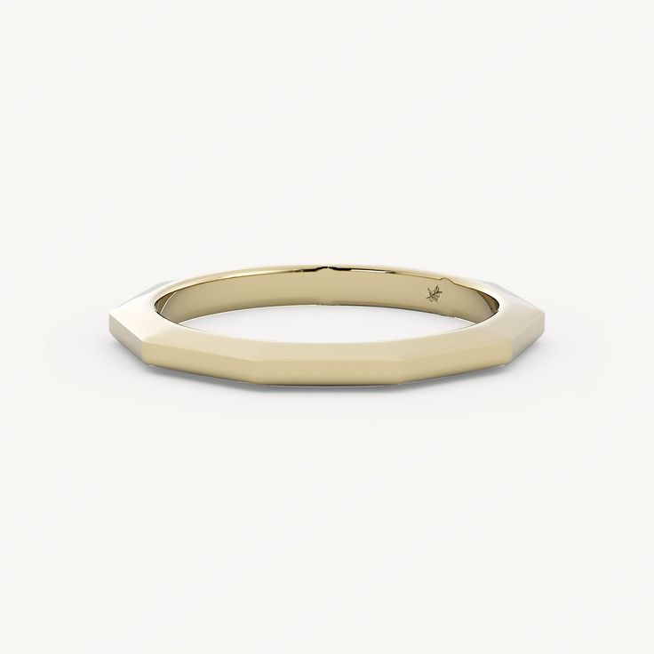 Cal features a 3mm band with a subtle geometric style. Olive Avenue Jewelry, Jewelry Companies, Raw Brass, Perfect Ring, White Metal, High Quality Jewelry, Gold Bands, Types Of Metal, Yellow Gold