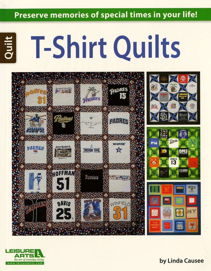 a book cover for t - shirt quilts