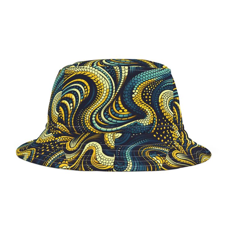 First, it protected fishermen from rain in the 1900s. Now, the personalized bucket hat is making its way to the very top of fashion picks for all ages. Choose the seam lines, add your zaniest designs and patterns on the bucket hat and make a modern wardrobe staple come to life.  .: Material: 100% polyester .: Available in 2 sizes .: Two stitching color options to pick from .: Sewn-in label .: Made in USA Blue Bucket Hat For Summer, Retro Bucket Hat For Festival, Retro Blue Bucket Hat For Summer, Retro Multicolor Bucket Hat With Curved Brim, Retro Curved Brim Sun Hat For Outdoor, Retro Bucket Hat With Curved Brim For Festivals, Retro Festival Bucket Hat With Curved Brim, Retro Curved Brim Bucket Hat For Festivals, Retro Wide Brim Bucket Hat For Outdoor