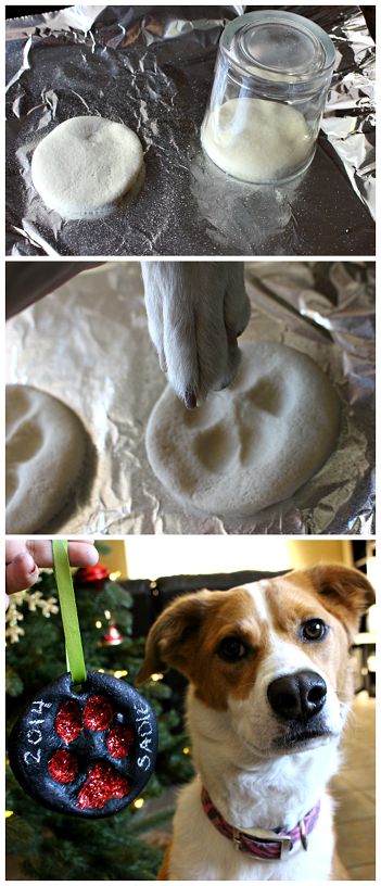 the process for making homemade dog treats is shown