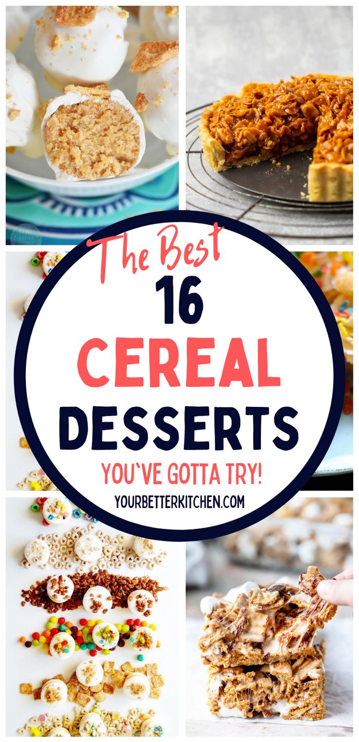 the best cereal desserts you've gota try