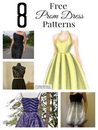 the 8 free prom dress patterns