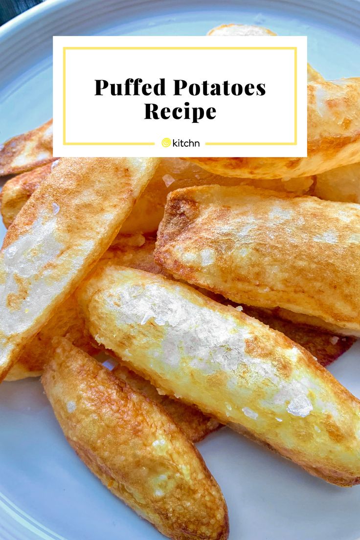 some fried food is on a white plate