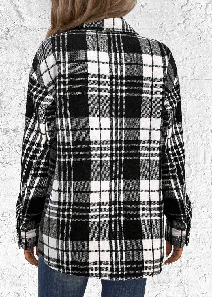 Black Flannel Shirt With Button Closure, Plaid Button-up Tops, Plaid Long Sleeve Top With Button Closure, Plaid Long Sleeve Flannel Shirt With Button Closure, Black Long Sleeve Shirt, Plaid Long-sleeve Top With Button Closure, Shirt Sale, Black Long Sleeve, Shirt Sleeves