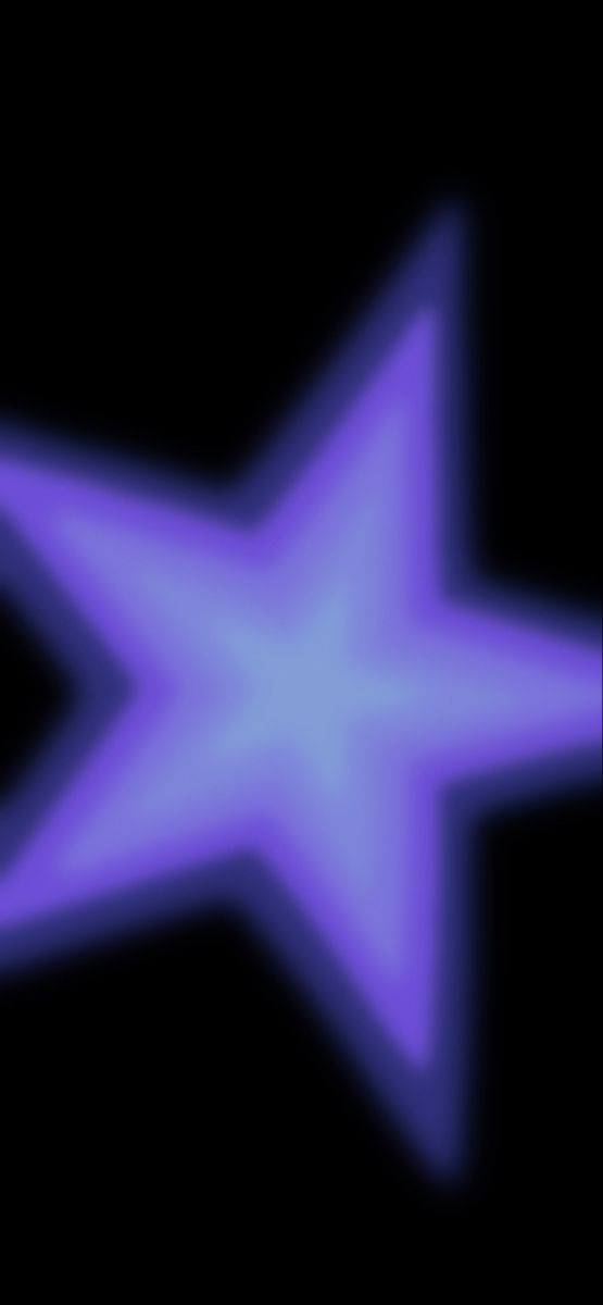 a purple star is shown against a black background