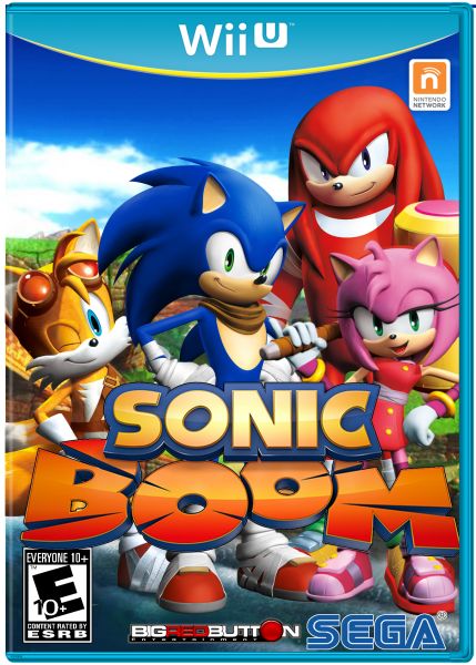 the game cover for sonic boom