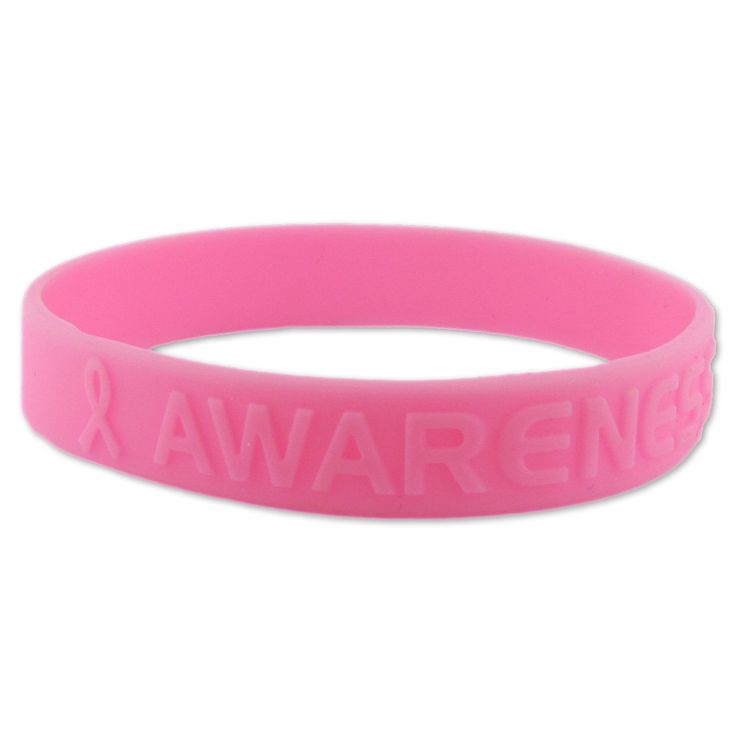 This pink rubber awareness bracelet is perfect for raising awareness for those affected by breast cancer. It is made from 100% pink silicone and is embossed with the word Awareness and two awareness ribbons on either side. Individually poly bagged. Pin Bracelet, Pink Awareness, Bracelets With Meaning, Awareness Bracelet, Rubber Bracelets, Awareness Campaign, Wristband Bracelet, Silicone Bracelets, Landing Pages