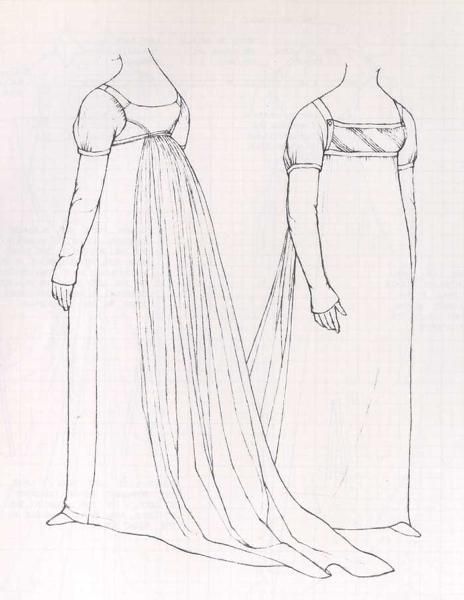 Janet Arnold Patterns Of Fashion, Empire Dress Pattern, Regency Dance, Janet Arnold, Regency Dress Pattern, Jane Austen Dress, Empire Gown, Regency Gown, Regency Era Fashion