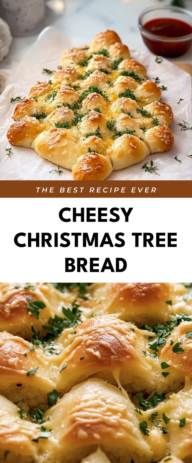 Image for Cheesy Christmas Tree Bread Christmas Tree Cinnamon Rolls, Cheesy Christmas Tree Bread, Bread Stuffed With Cheese, Tree Bread, Christmas Tree Bread, Bread Tree, Refrigerated Pizza Dough, Mozzarella Cheese Sticks, Cheesy Bread