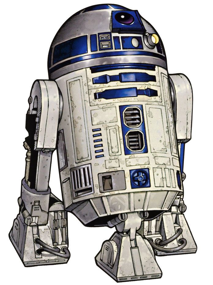 a star wars r2d2 paper toy