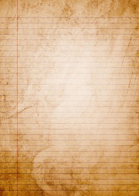 an old paper with red lines on the edges is shown in sepia tone, and it appears to have been scratched or stained