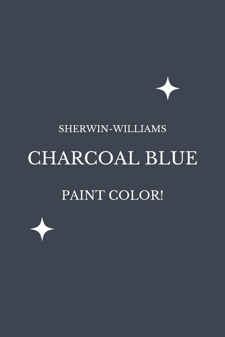 shewin williams's charcoal blue paint color is available for purchase on the web