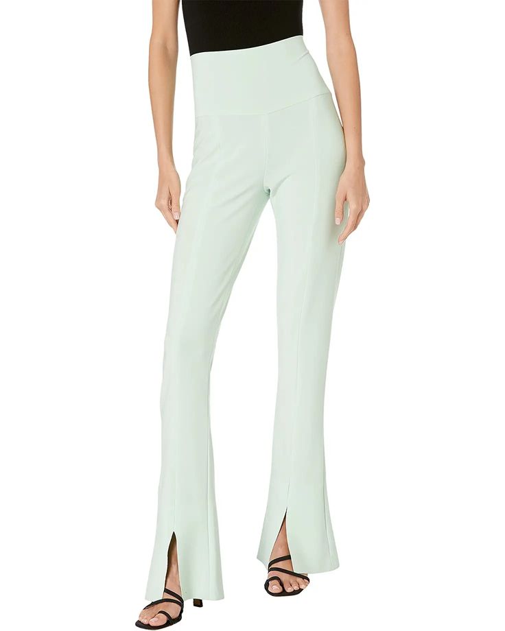 Norma Kamali Spat Leggings | Zappos.com Chic High-cut Leg Elastane Leggings, Chic Full-length Elastane Leggings, High-cut Leg Pants With 4-way Stretch, Chic Stretch Elastane Leggings, Chic Stretch Leggings, Solid Color Stretch Bottoms With Split Hem, Solid Color Bottoms With Stretch And Split Hem, Party Flare Pants In Elastane, Solid Bottoms With Split Hem Design