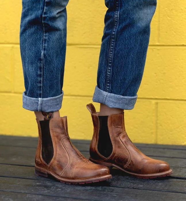 BED|STU - Short Boots | NANDI | TEAK RUSTIC United By Blue, Bed Stu, Shoe Gifts, Goodyear Welt, Boots And Sneakers, Leather Shorts, Fall Shopping, Chelsea Boot, Bottom Clothes