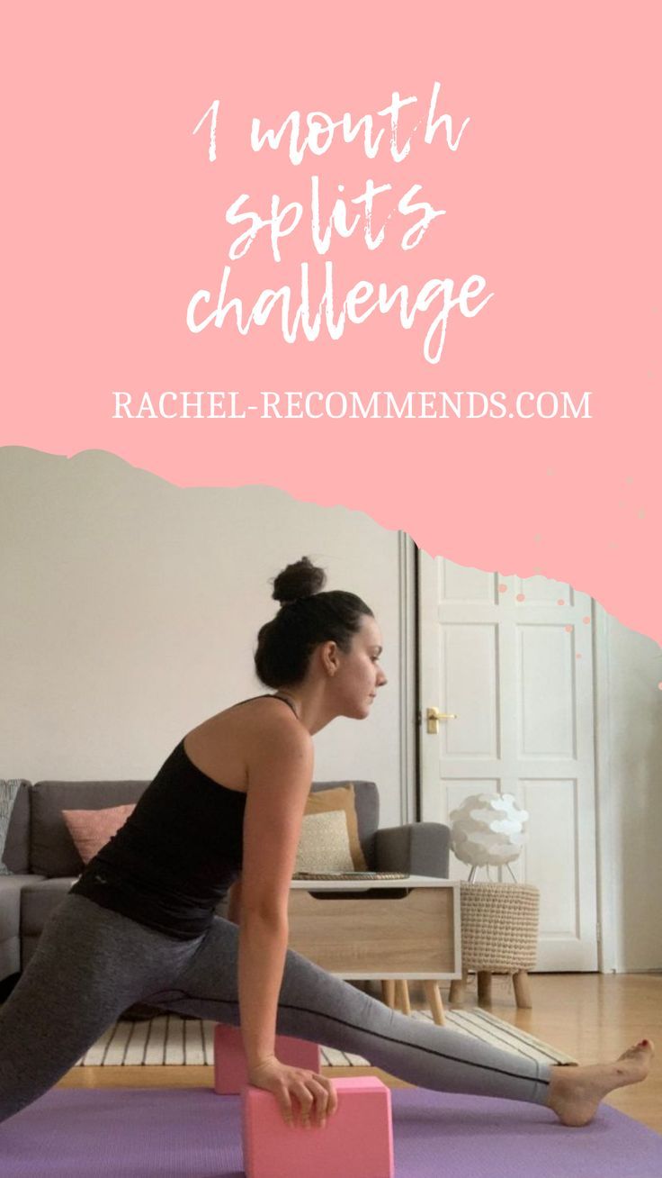 splits challenge with yoga blocks 30 Day Split Challenge, Split Challenge, Split Progression, Splits In 2 Weeks, Stretches For Splits Beginners, Learning The Splits, Splits In 30 Days, 30 Day Splits Challenge, Splits Challenge