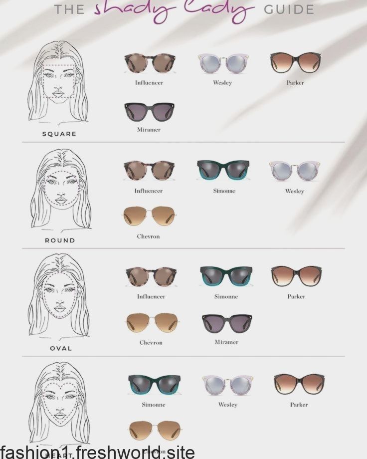 Face Shape Sunglasses, Sunglasses For Your Face Shape, Glasses For Round Faces, Glasses For Face Shape, Face Shapes Guide, Glasses For Your Face Shape, Shape Face, Cat Eye Colors, Shape Sunglasses