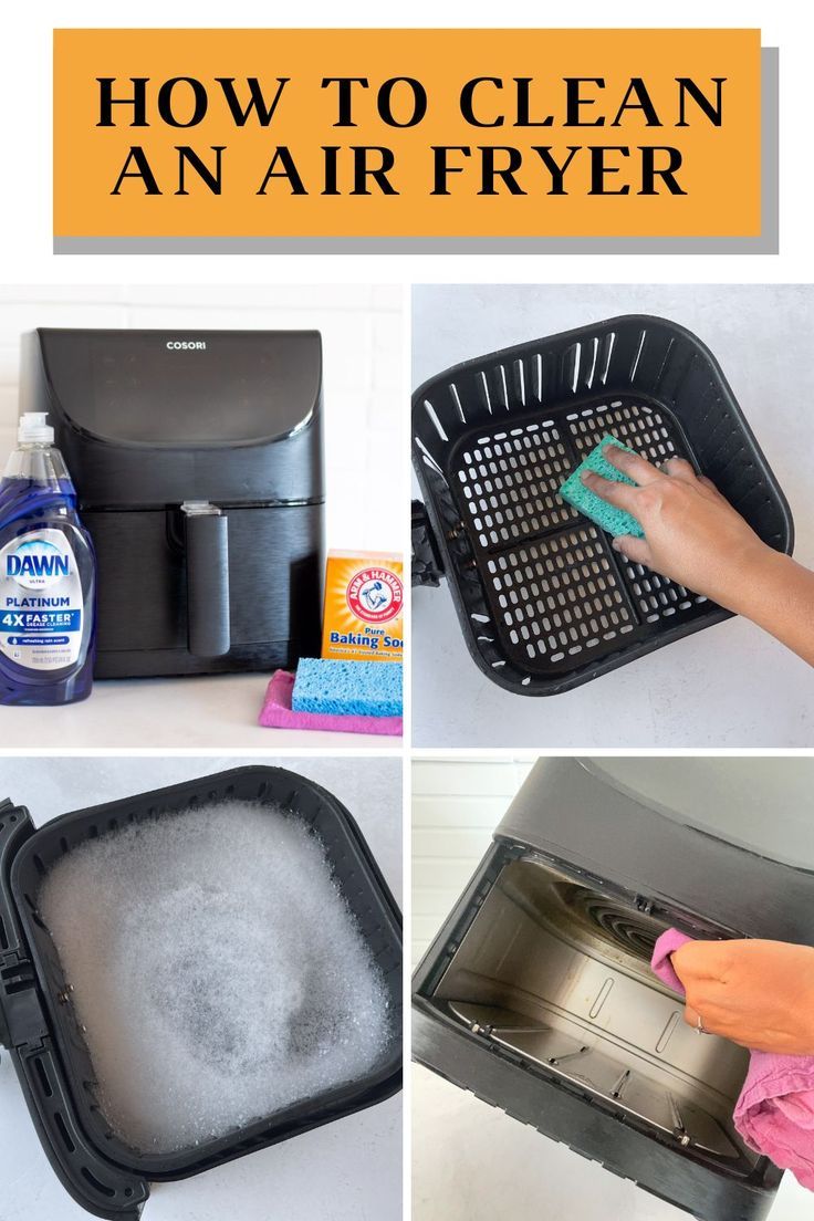 Cleaning Air Fryer Easy Way To Clean Air Fryer, Best Way To Clean An Air Fryer, Cleaning An Air Fryer, How To Clean Inside Of Air Fryer, How To Deep Clean Air Fryer, Best Way To Clean Air Fryer, Clean Air Fryer Hack, Cleaning Air Fryer Hack, How To Clean Air Fryer Basket