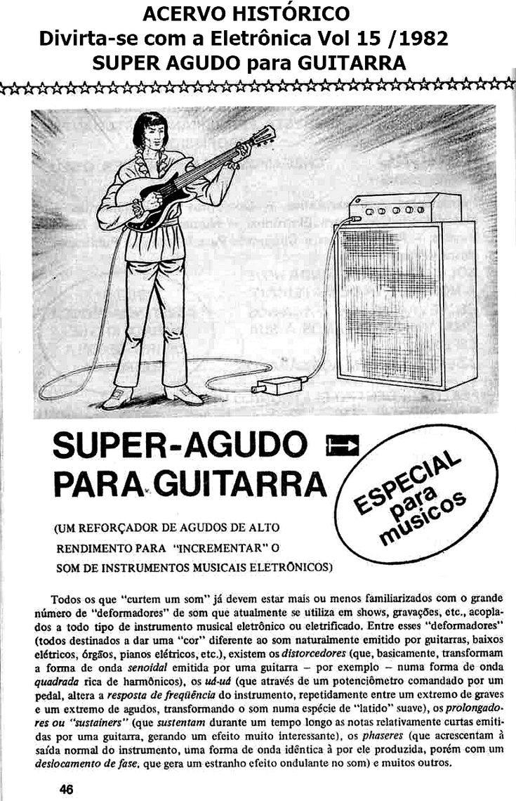 an advertisement for a guitar player with the caption super - aguado para guitara