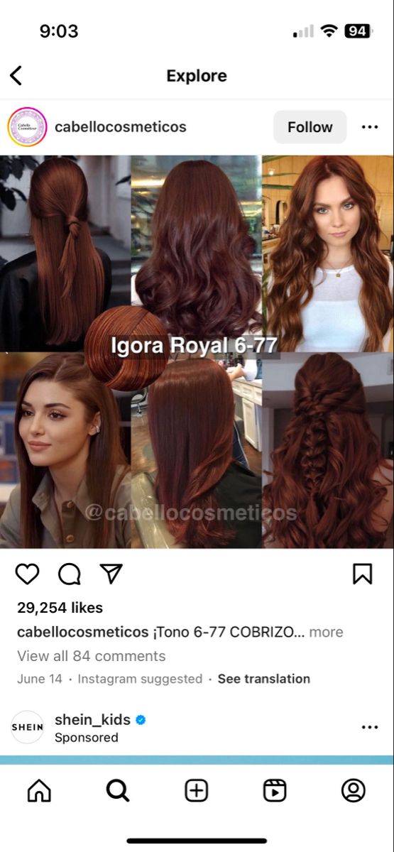 Dark Copper Brown Hair Formula, Igora Hair Color Brown, Red Brown Formula, Chocolate Copper Hair Formula, Copper Chocolate Hair, Cabello Color Chocolate Claro, One Color Hair Ideas, Chocolate Copper Hair Dark Brown, Pelo Chocolate Caramelo