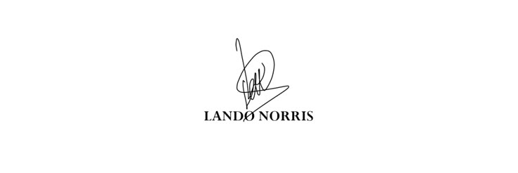 the logo for lando north's is shown in black ink on a white background