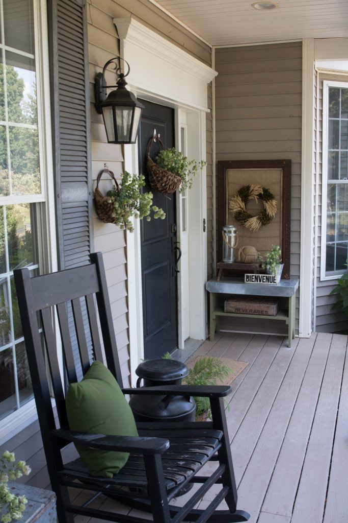 the front porch is clean and ready for us to use