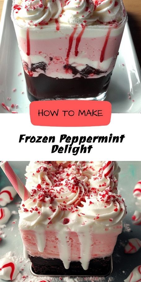 how to make frozen peppermint delight cake