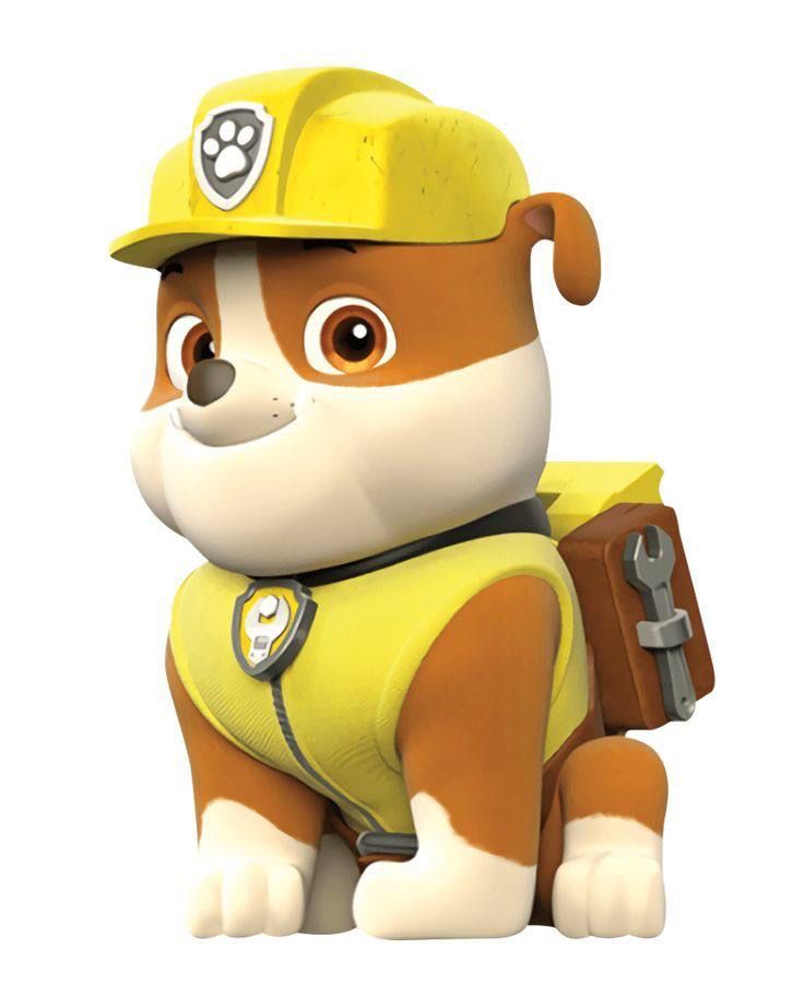 a cartoon dog wearing a fireman's uniform