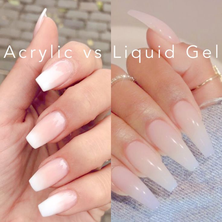 Acrylic Nails vs Liquid/ Hard Gel – •NailsBrowsBrazilians• Gel Vs Shellac, Gel Vs Acrylic Nails, Gel Vs Acrylic, Liquid Gel Nails, Gel Powder Nails, Hard Gel Nails, Gel Acrylic Nails, Gel Powder, Popular Nail Designs