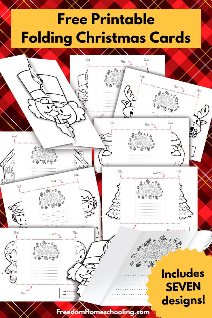 christmas themed printables for kids to color and cut out with the santa clause theme