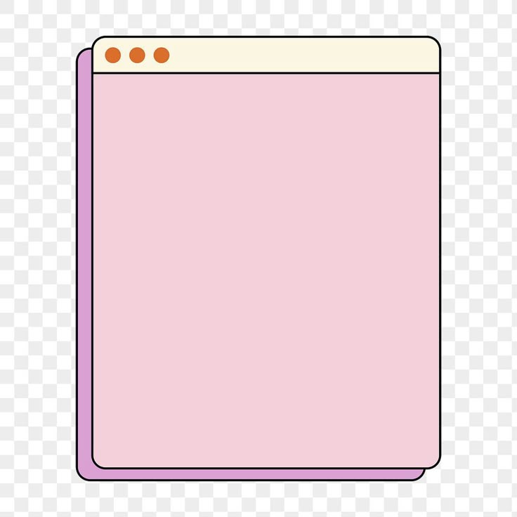 a pink folder with two orange buttons on the front and one red button on the back