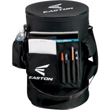 a black cooler bag with pens and markers in it