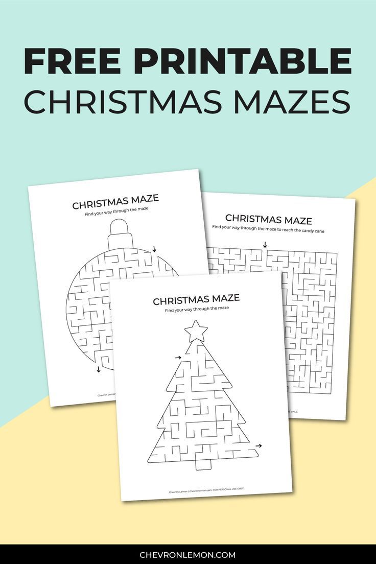 Free printable Christmas mazes Mazes For Kids Printable, Christmas Maze, Printable Mazes, Printable Games For Kids, Keep Kids Busy, Mazes For Kids, Free Printable Activities, Printables Free Kids, Printable Activities For Kids