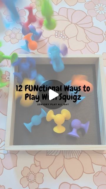 the video is showing how to play with gummy bears and other colorful objects in a shadow box