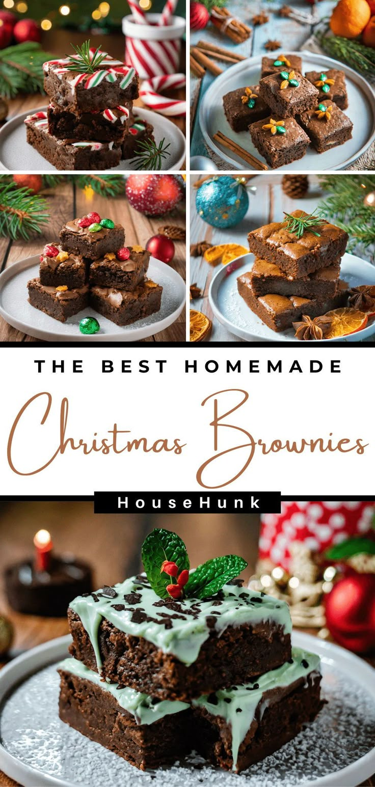 the best homemade christmas brownies recipe