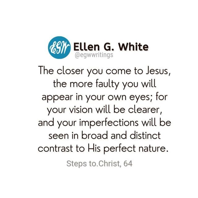 an image with the words ellen g white on it and a quote from his church