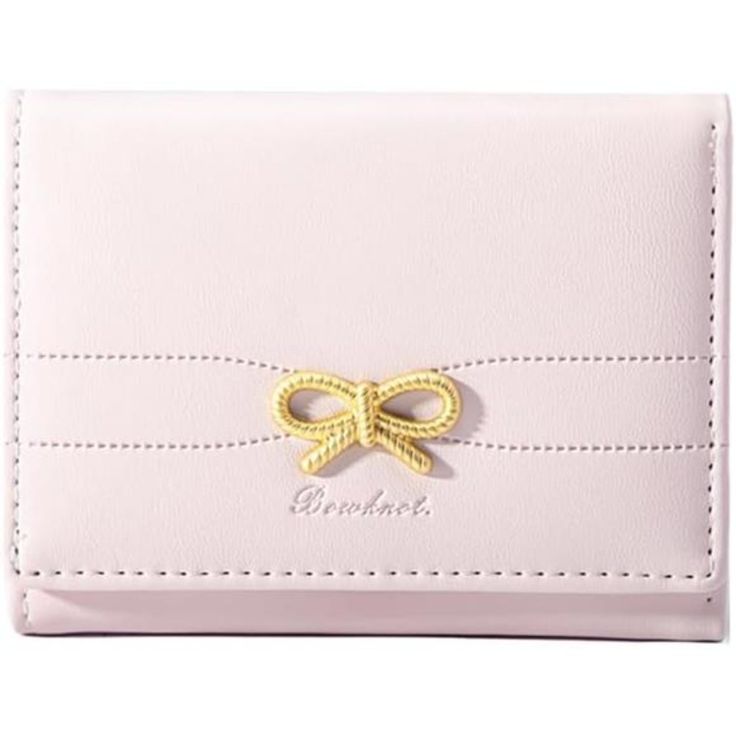 Elegant + Fashion - This Stylish Small Purse Is Elegant And Classic In Colour.Exquisite And Luxurious Gold Bow Embellishment, Both Feminine Elegance And Girly Fantasy Romantic Style To Be A Indispensible Fashion Item For Girls And Women.Suitable For All Ages. Size Excellenquality - We Use High Quality Faux Leather To Make This Women Leather Wallet, Which Is Soft And Durable.Every Details Of This Wallet To Make It Not Only Looks Very Exquisite, But Also Has A Long Service Life. We Use Especially Aesthetic Card Holder, Wallet Coquette, Wallet Aesthetic, Cute Wallet, Cute Coquette, Flower Business, Louis Vuitton Wallet Zippy, Cute Wallets, Envelope Wallet