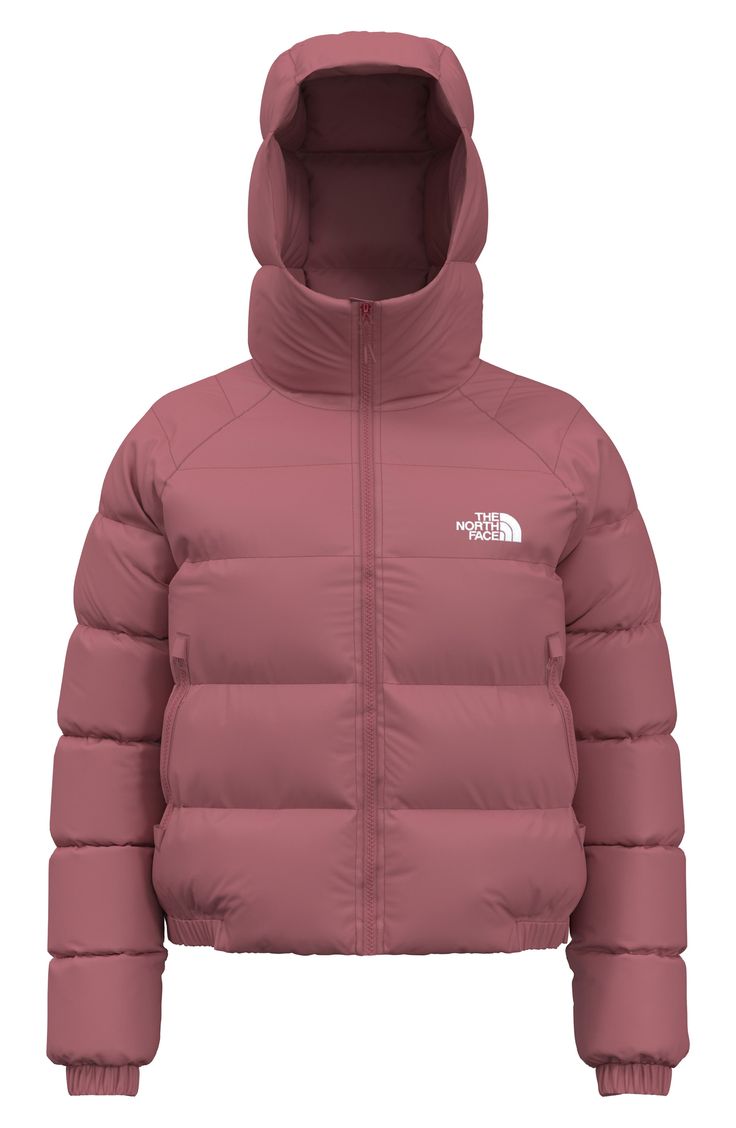 This slightly cropped puffer jacket warmed with 550-fill-power down is lightweight and offers wet-weather protection. 21" length (size Medium) Durable water-repellent (DWR) finish Lined, with down fill 100% nylon Machine wash, tumble dry Imported Certified to the Responsible Down Standard (RDS) by Control Union The North Face Down Puffer Jacket With Padded Collar, The North Face Down Puffer Jacket With Detachable Hood, Hooded Puffer Jacket With Detachable Hood For Outdoor, Sporty The North Face Puffer Jacket, The North Face Down Puffer Jacket, The North Face Nylon Puffer Jacket For Cold Weather, The North Face Nylon Puffer Jacket, The North Face Long Sleeve Down Puffer Jacket, The North Face Puffer Jacket With Padded Collar