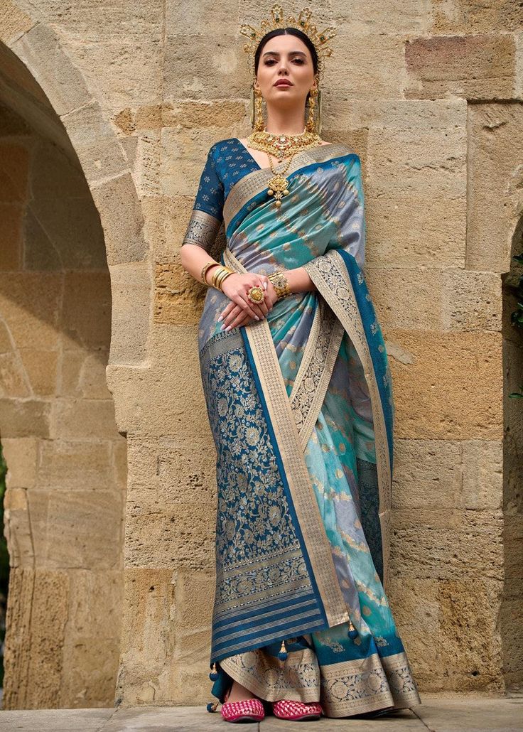 This luxurious printed Patola Saree is every women's dream. With carefully selected designs in vibrant colors, you can't go wrong with this choice. --------------------------------- S A R E E ● D E T A I L S --------------------------------- ● Fall and Edging : Done ● Tassel : See in Option ● Petticoat : On request Extra Charges ● Drapping Saree (Ready to wear) : On Request Extra Charges ● Blouse : Matching Unstitched Piece (See in option) ● Occasion : Wedding, Party, Festive, Function ● Type: Bollywood ● Includes : 1 Saree, 1 Blouse Piece ● Saree length : 5.5 meter ● Blouse piece : 0.8 meter ● Wash Instruction:- Dry Clean Only Premium quality Product with Fine Finishing 🎁      Gift for Women This lovely Weaving Silk Saree makes for a fantastic gift for your special and loved ones on thei Casual Engagement Party, Drapping Saree, Saree Designer Blouse, Saree For Wedding, Patola Silk Saree, Reception Saree, Blue Silk Saree, Saree Designer, Teal Blue Color