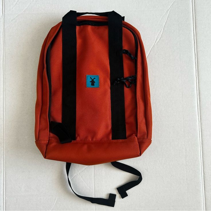 New Without Tags In Good Condition No Damage, Stains Or Holes Orange Backpack, Orange Backpacks, Dutch Bros, Black Orange, Burnt Orange, Orange Black, Backpacks, Man Shop, Orange