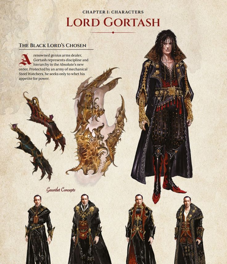 the character sheet for lord gortash