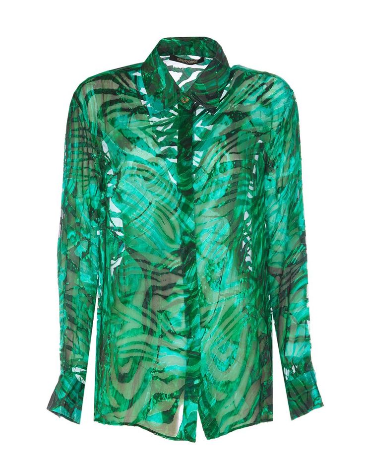 roberto-cavalli-shirts-1724089908457562128-0 Green Shirt, Roberto Cavalli, Lime Green, Clothing And Shoes, Top Shirt, Long Sleeves, Womens Tops, Mens Outfits, Collar