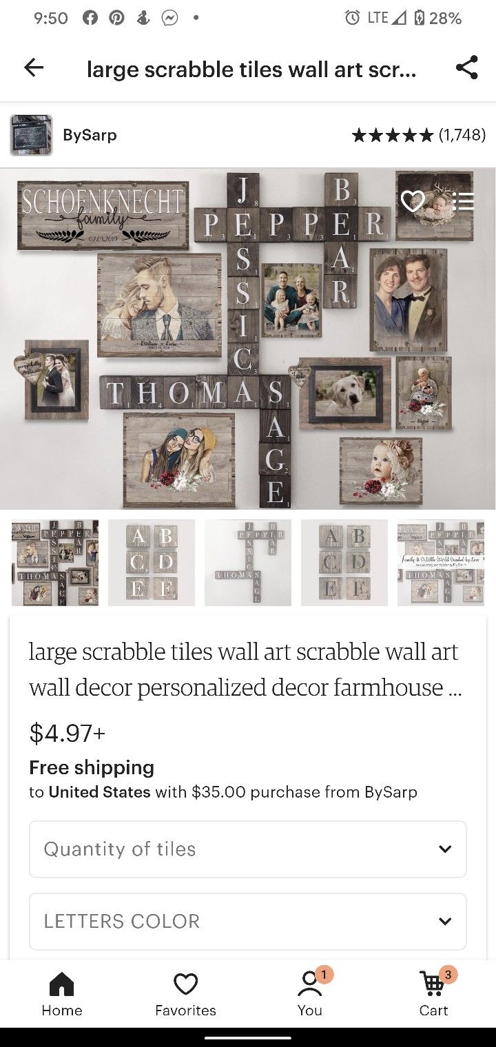 an ad for the wall decoration company with pictures and words on it's side