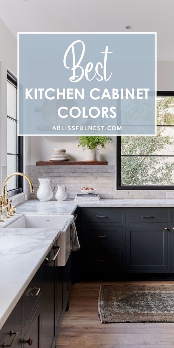 the best kitchen cabinet colors for your home